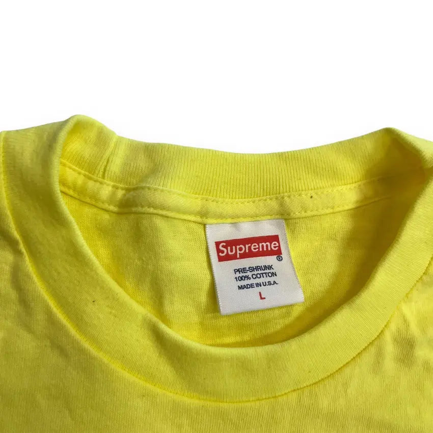 SAMPLE Supreme Shiny Teeth T-Shirt - Yellow (Large)