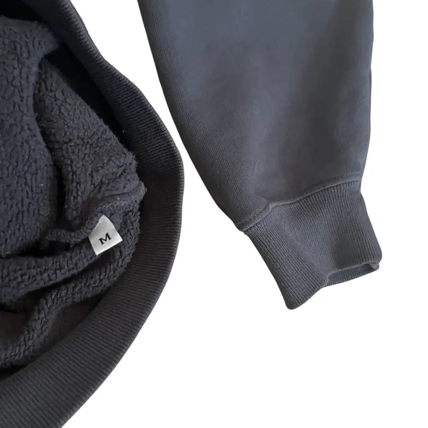 SAMPLE Yeezy Season 6 Side Pocket Zip Up Hoodie - Midnight Navy (Medium)