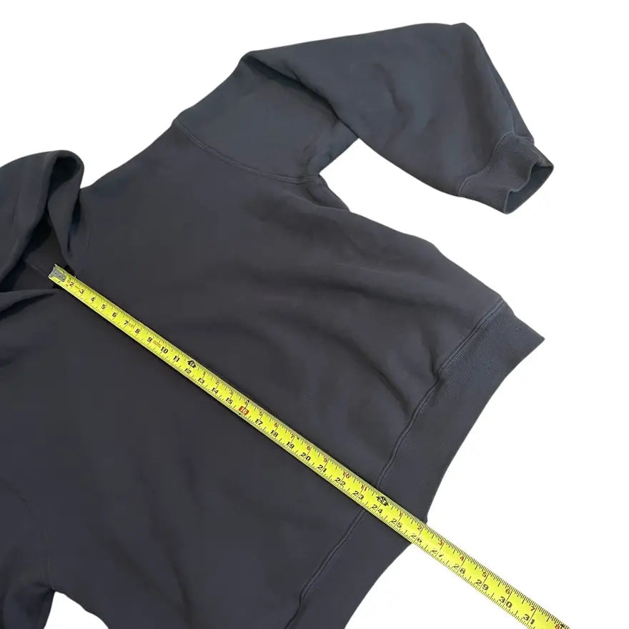 SAMPLE Yeezy Season 6 Side Pocket Zip Up Hoodie - Midnight Navy (Medium)