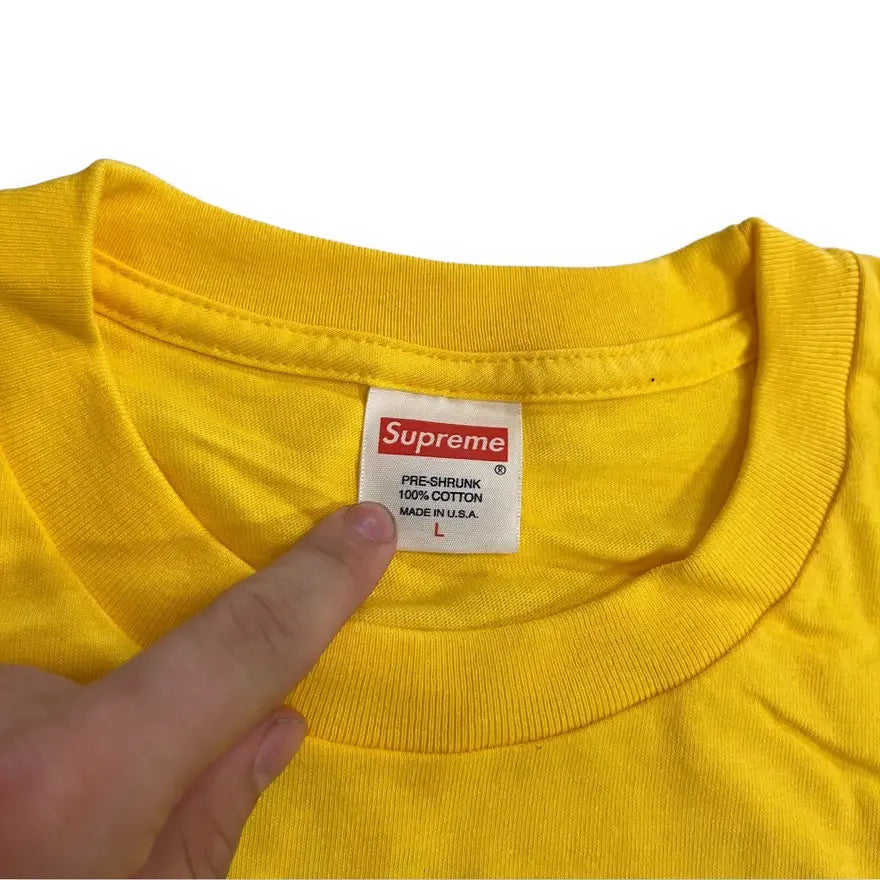 SAMPLE Supreme x Siouxsie Sioux T-Shirt - Yellow (Large)