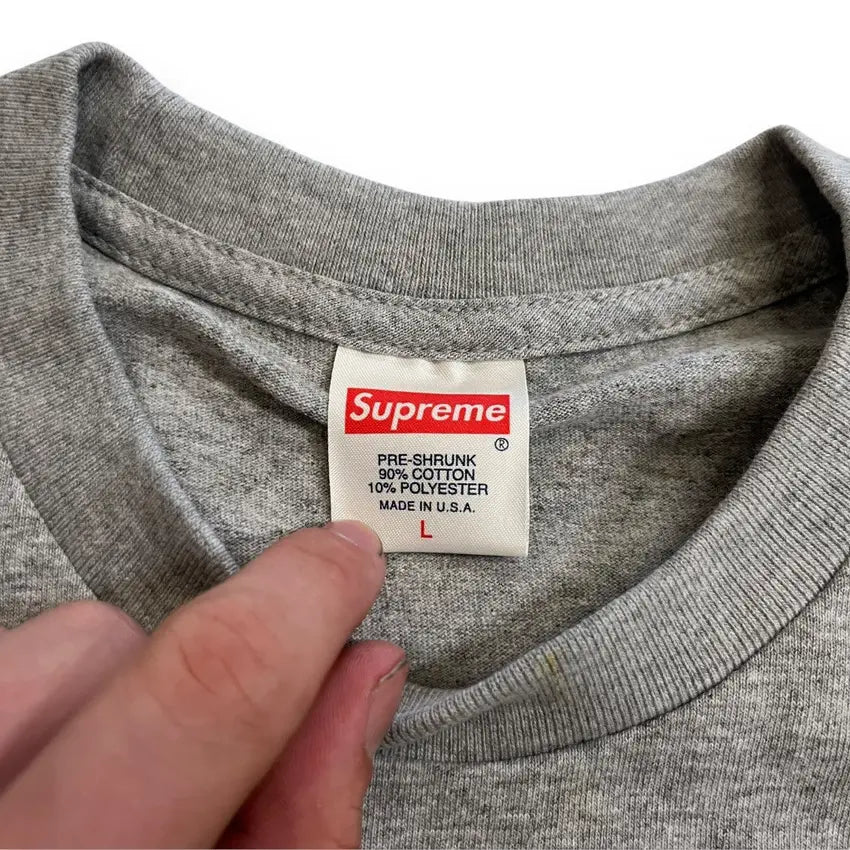 SAMPLE Supreme Shiny Teeth T-Shirt - Heather Grey (Large)