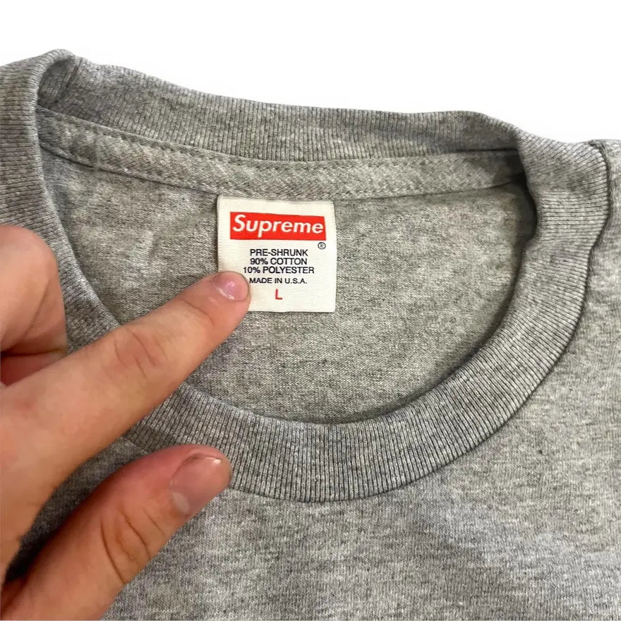 SAMPLE Supreme x Siouxsie Sioux T-Shirt - Grey (Large) #2