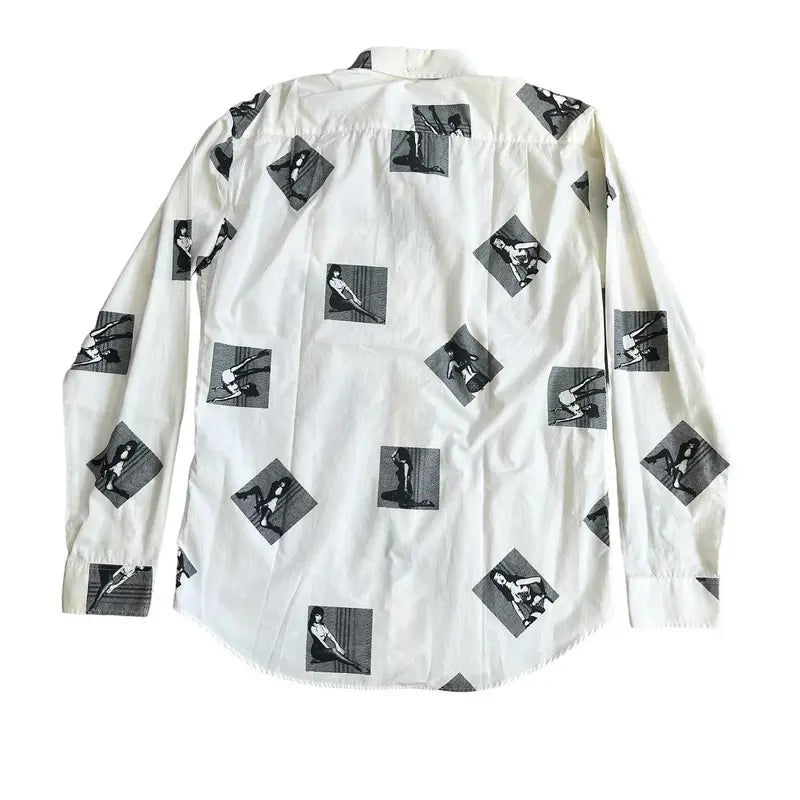 SAMPLE Supreme Smoking Models Button Up Shirt - White (Large)
