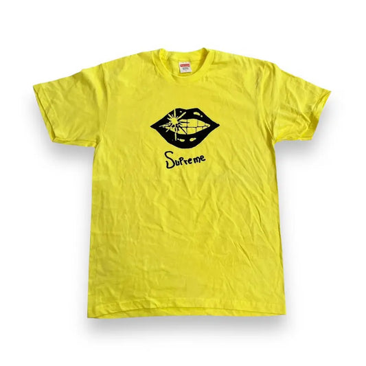SAMPLE Supreme Shiny Teeth T-Shirt - Yellow (Large)