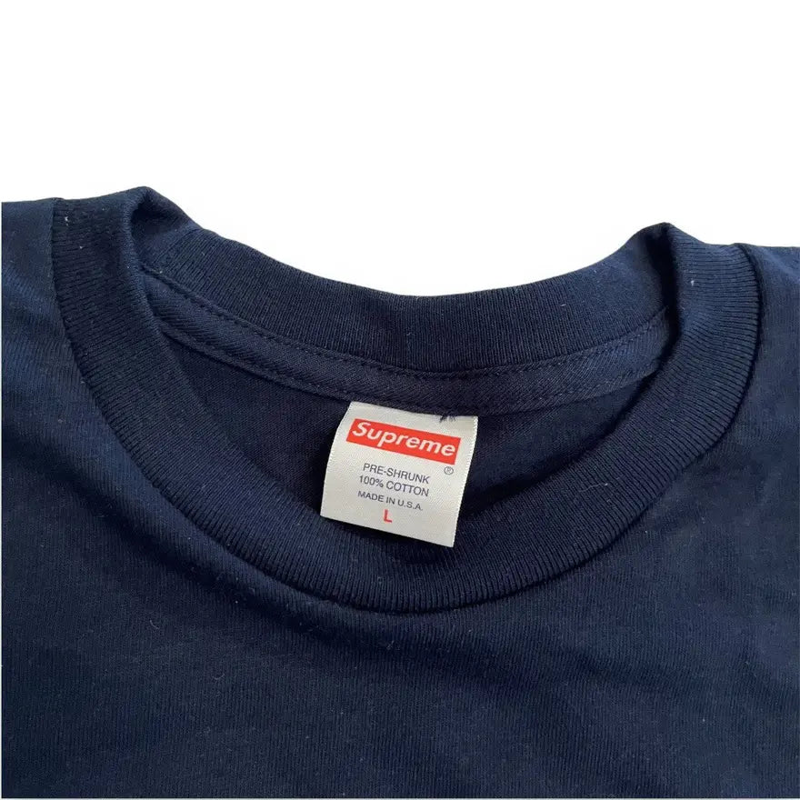 SAMPLE Supreme Star Logo T Shirt - Navy (Large)