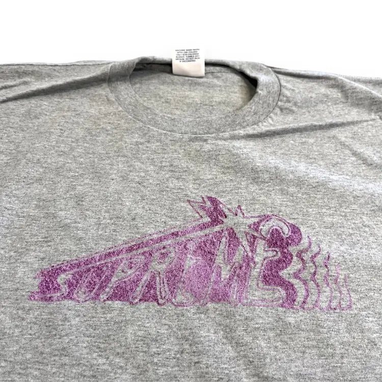 SAMPLE Supreme Star Logo T Shirt - Grey (Large)