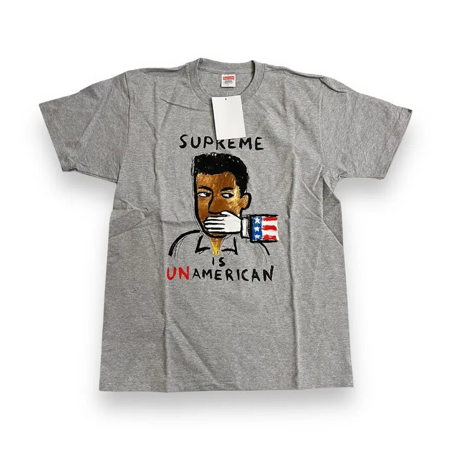 Supreme Unamerican T-Shirt - Grey (Large)