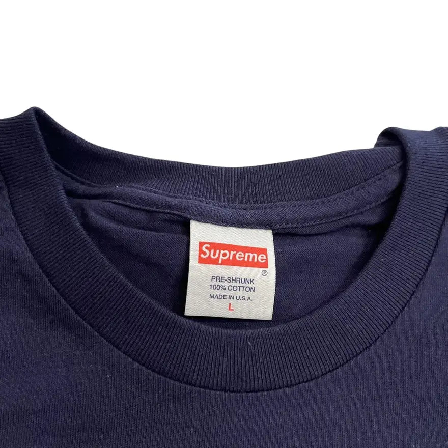 Supreme Unamerican T-Shirt - Navy (Large)