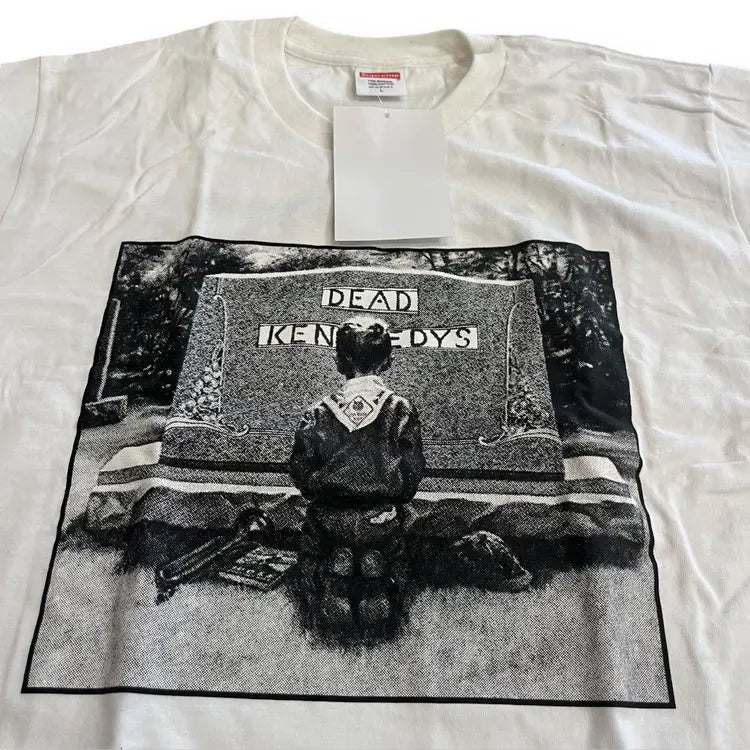 SAMPLE Supreme x Dead Kennedys Gravestone T-Shirt - White (Large)