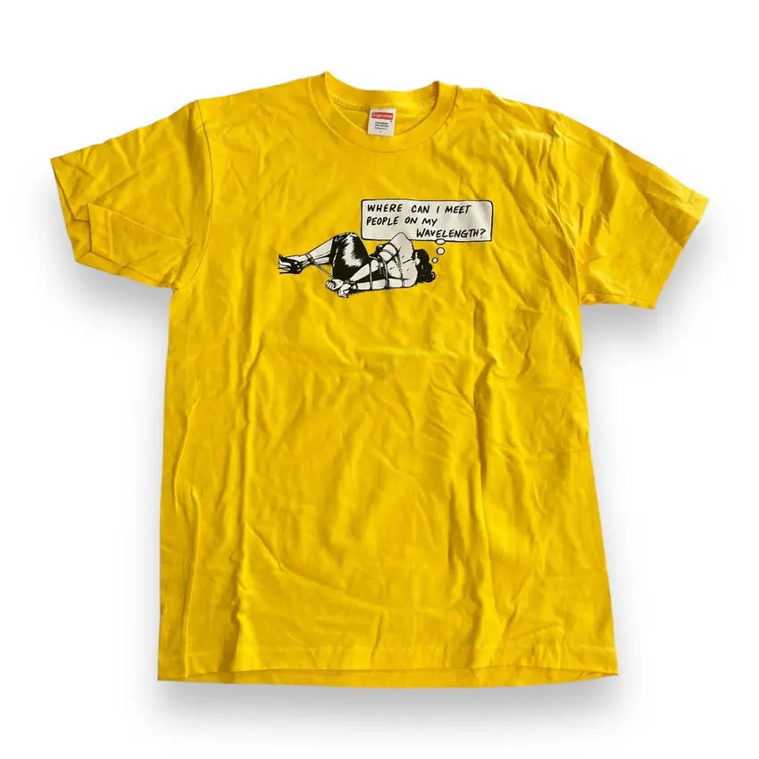 SAMPLE Supreme Wavelength T-Shirt - Yellow (Large)