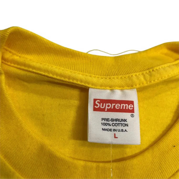 Supreme Industrial T Shirt - Yellow (Large)