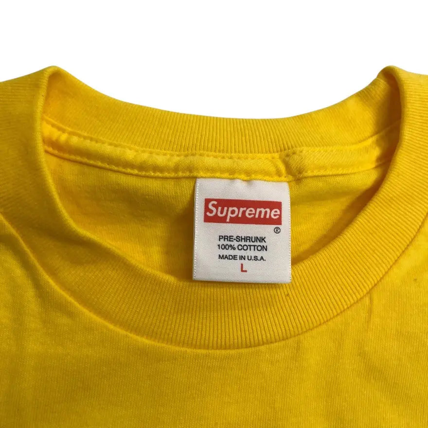 Supreme Unamerican T-Shirt - Yellow (Large)