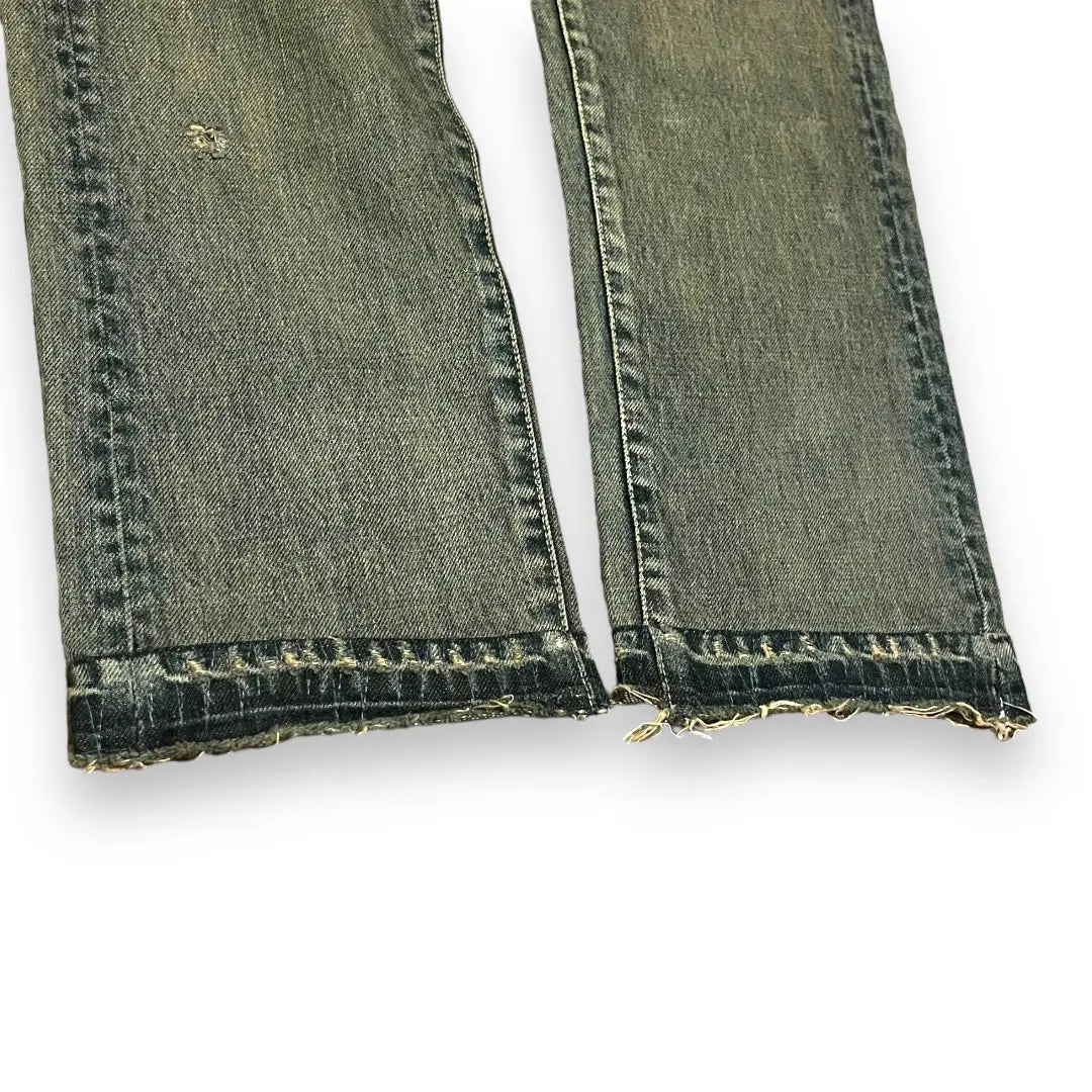 Undercover 68 Grey Yarn Denim Jeans 2010 ZoZoTown - Size 3