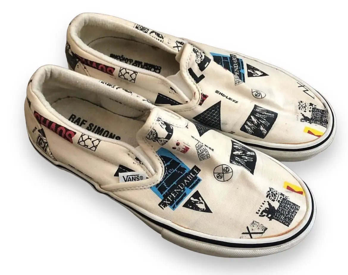 Raf Simons x CDG x Colette Vans Slip-Ons - 2005 (US W7)