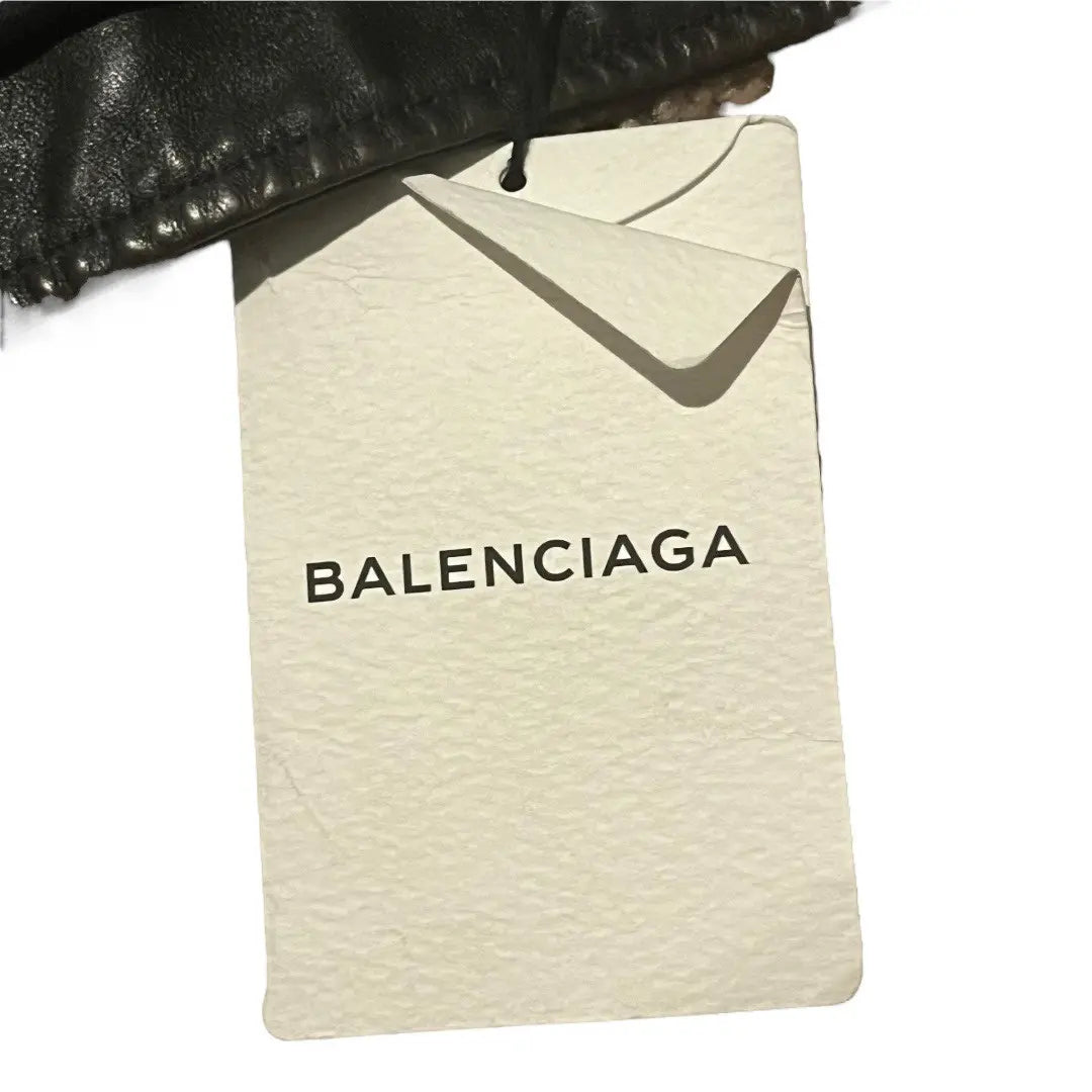 Balenciaga Biker Leather Jacket The Power of Dreams - AW18 (size 48)