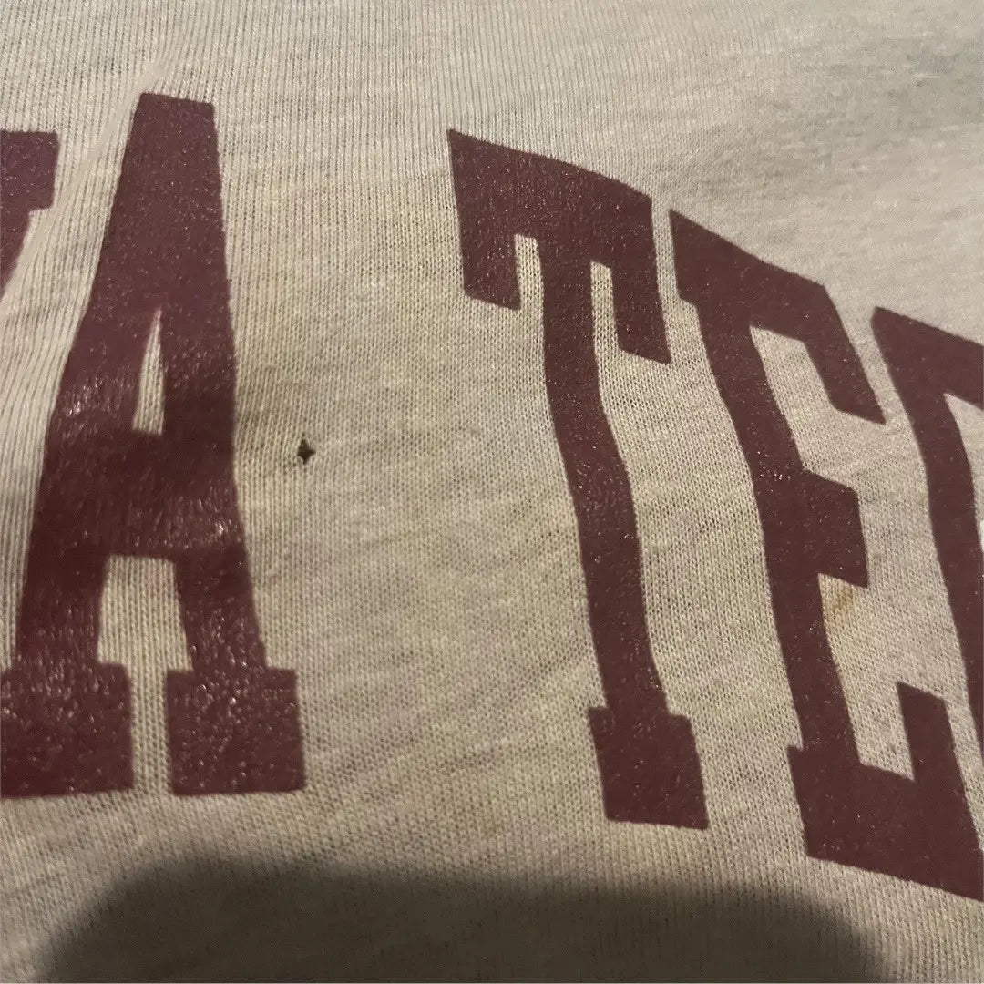 VINTAGE Virginia Tech Champion Double-Layer Reversible Shirt - 1980s (Large)