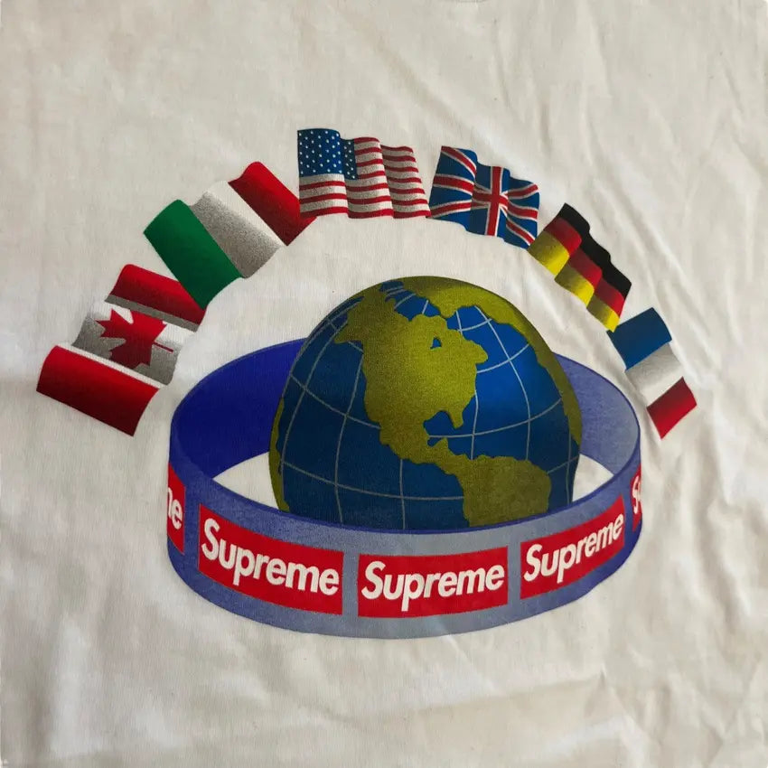 SAMPLE Supreme Worldwide T-Shirt - White (Large)