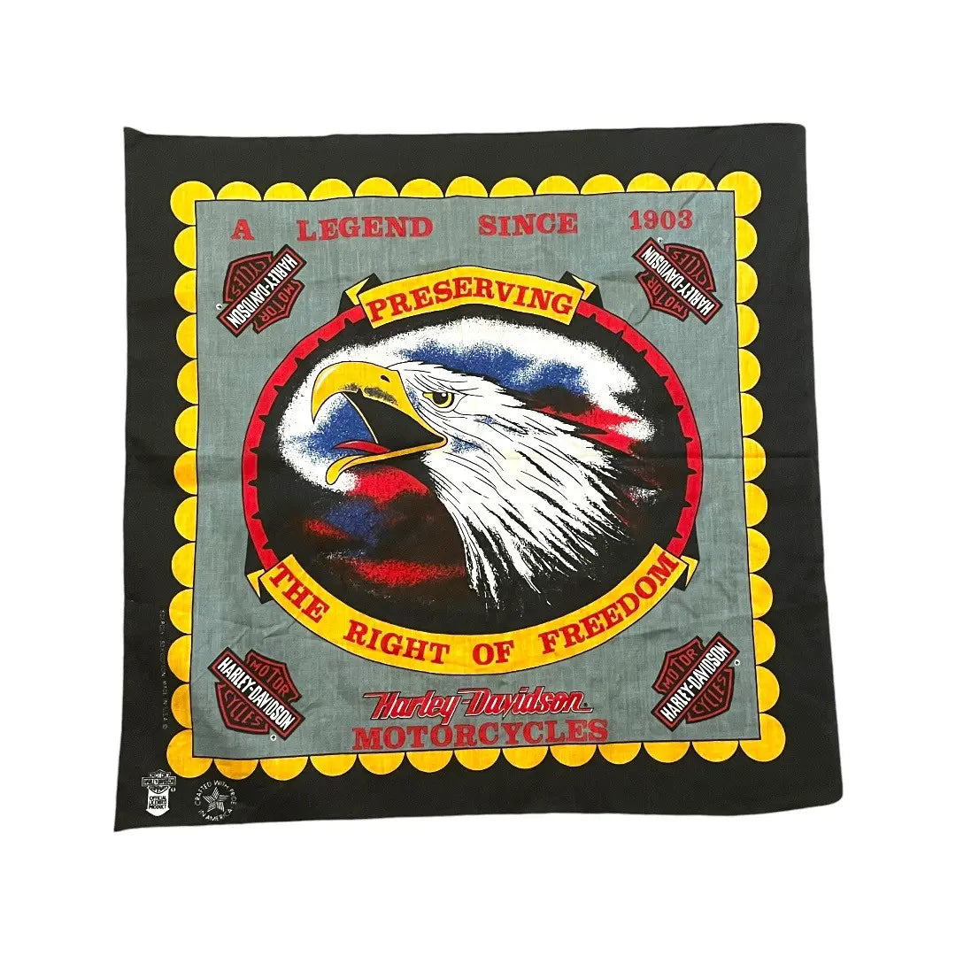 Harley Davidson Bandana - 1980s