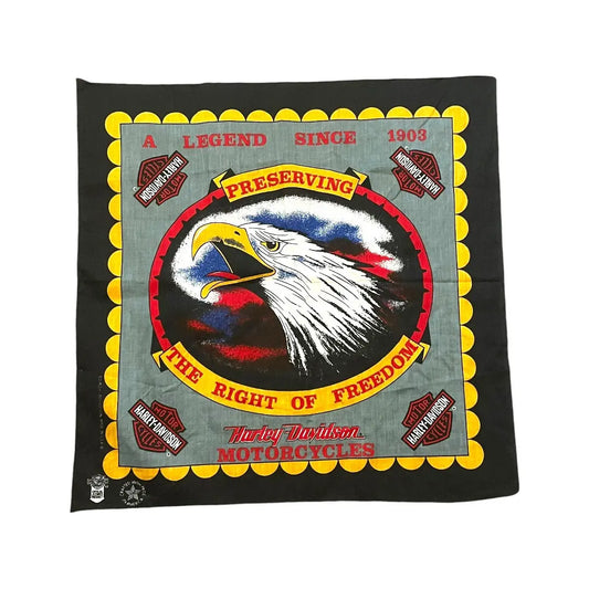 Harley Davidson Bandana - 1980s