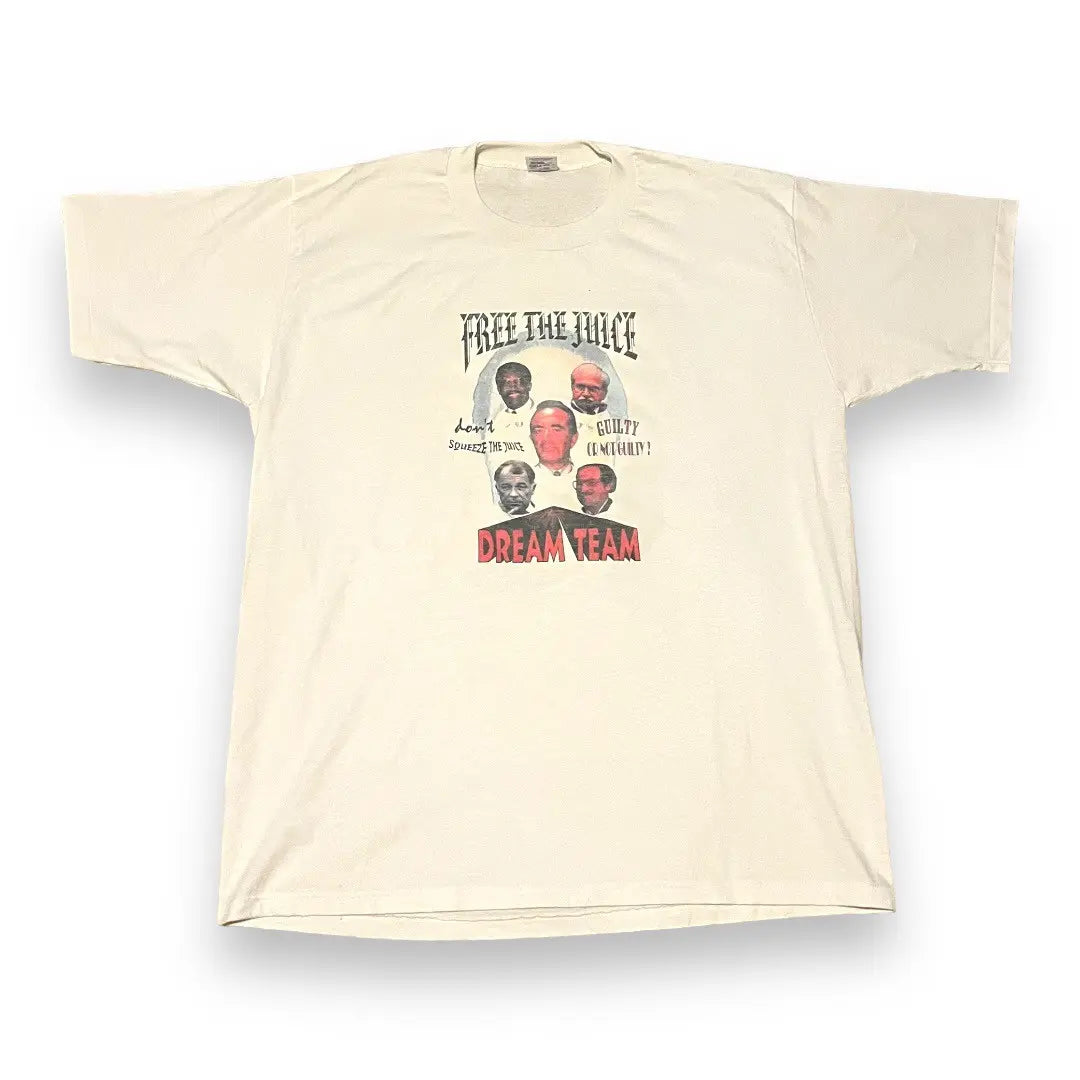 VINTAGE OJ Simpson Trial Dream Team T-Shirt (XL)