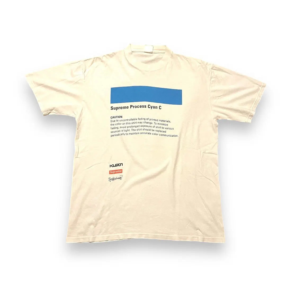 Supreme x Ryan McGinness Cyan C Pantone T-Shirt (Large)