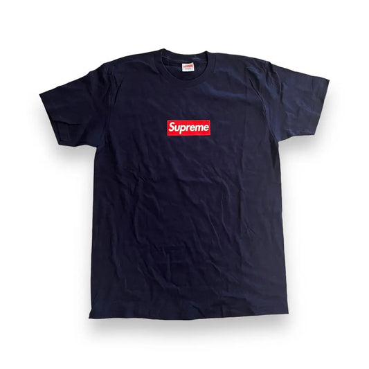 Supreme 20th Anniversary  Box Logo T-Shirt - Navy (Large)