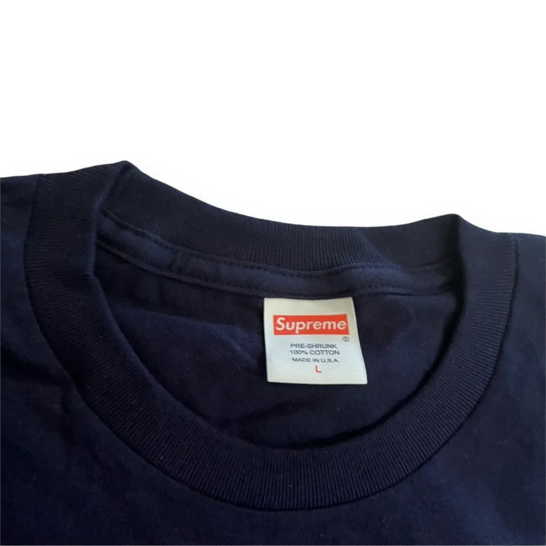 Supreme 20th Anniversary  Box Logo T-Shirt - Navy (Large)